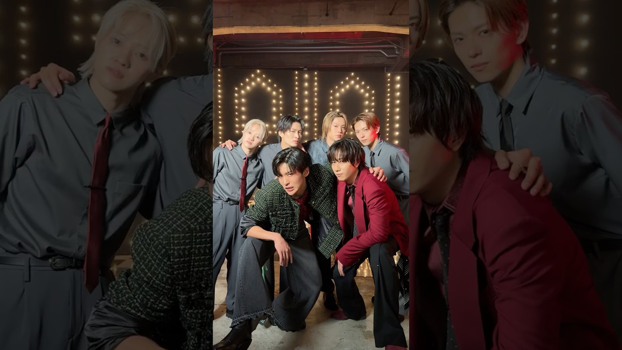 Ah〜💚🖤 #ART #音故知新 #SnowMan #阿部亮平 #目黒蓮 #那須雄登 #深田竜生 #佐藤龍我 #元木湧 ​ ⁨@juniorchannel_yt