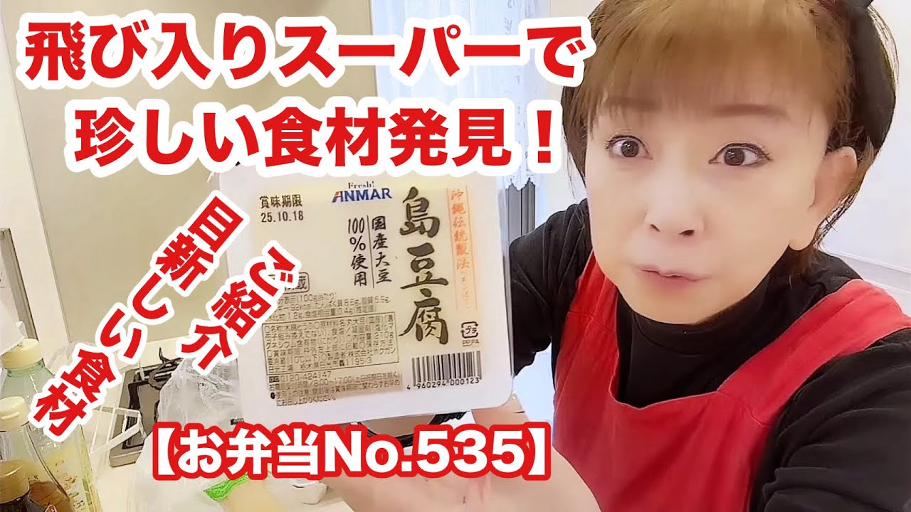 島豆腐でゴーヤチャンプルお弁当【お弁当No.535】