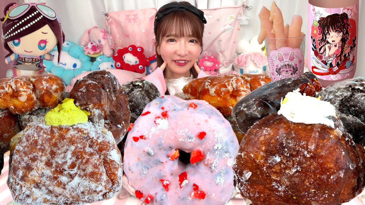 【大食い】生ドーナツ【ASMR】