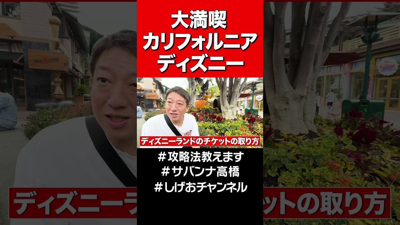 【大満喫】カリフォルニア・ディズニー #サバンナ高橋#攻略