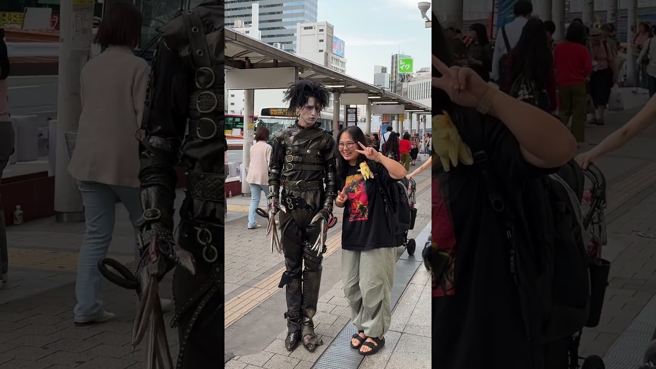 東京に迷い込んだエドワード・シザーハンズ