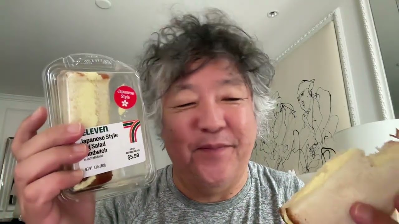 アメリカのセブンイレブンで買った日本式たまごサンド