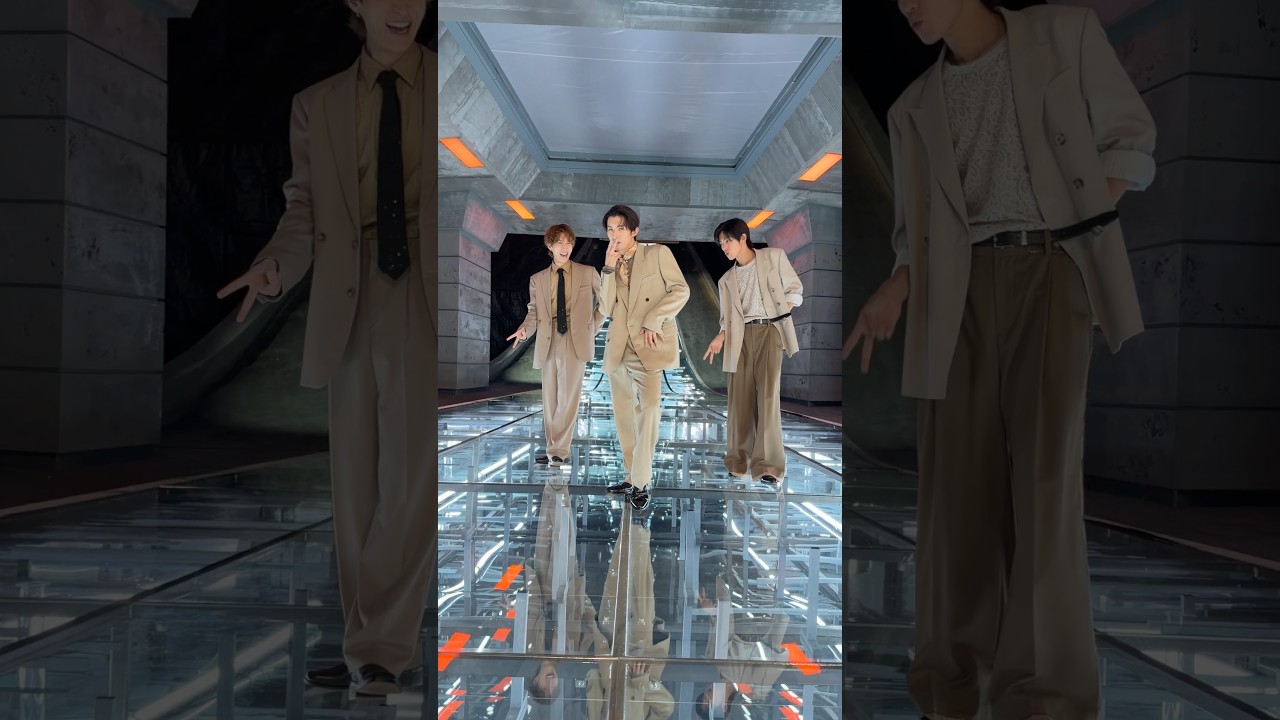 悪戯したくなっちゃった😉#悪戯な天使 #SnowMan #渡辺翔太 #向井康二 #目黒蓮