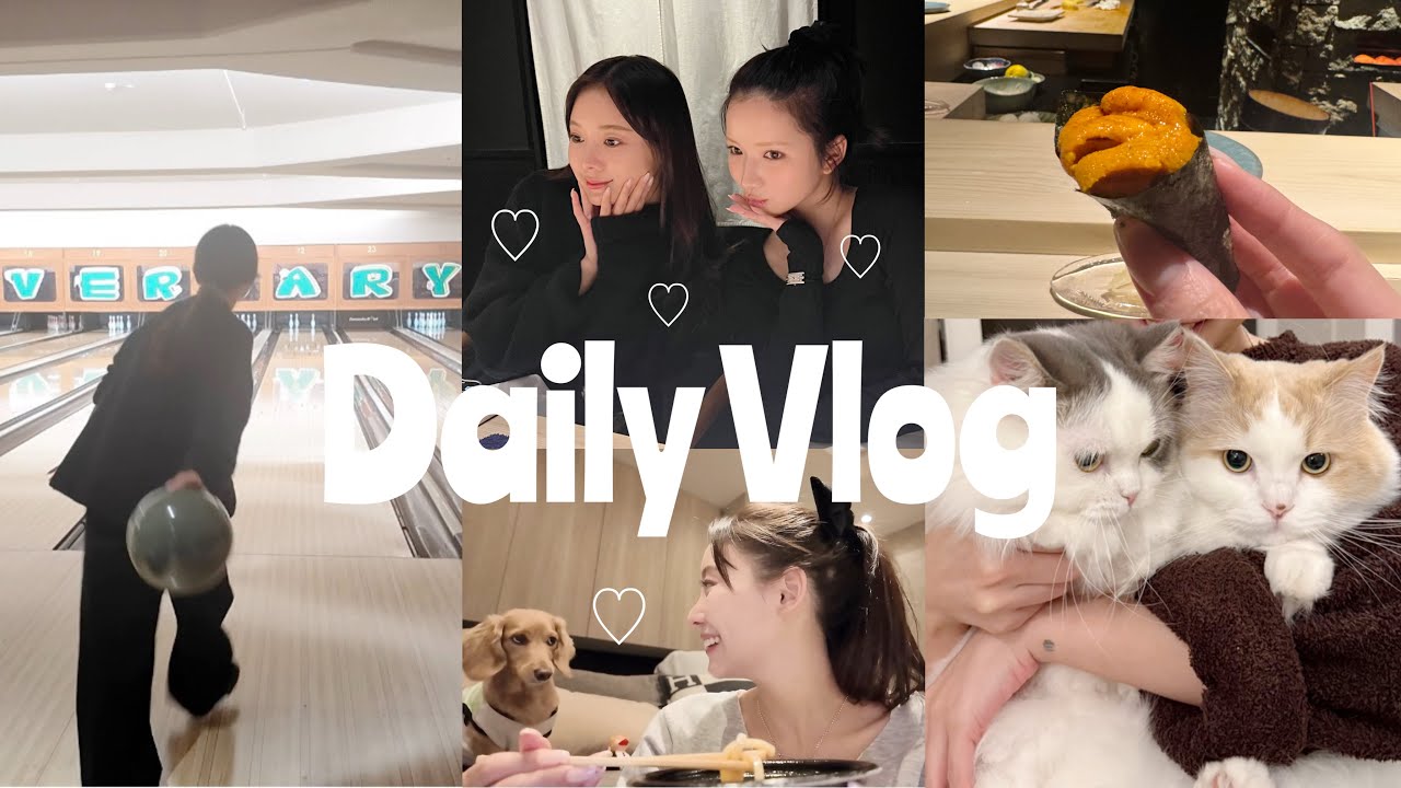 【VLOG】友達の誕生日と最近のオススメスキンケア🥚🐈❤️