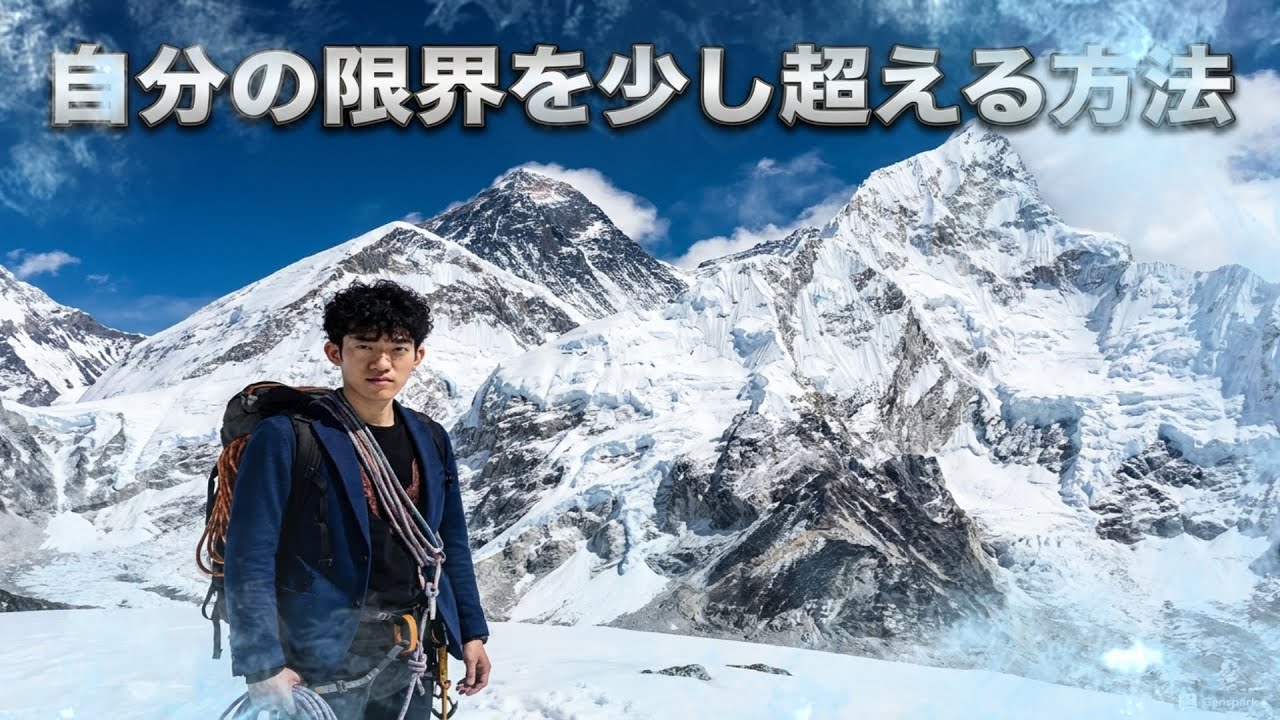 自分の限界を少し超える方法