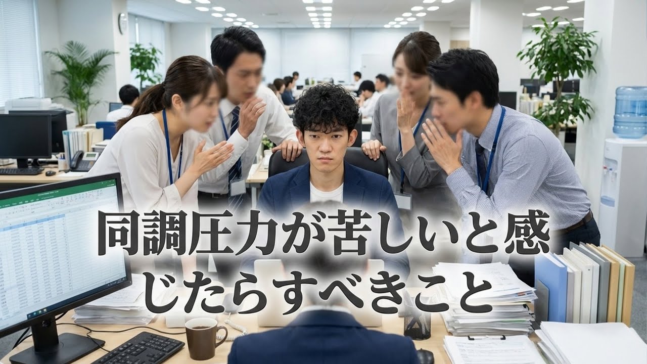 同調圧力が苦しいと感じたらすべきこと