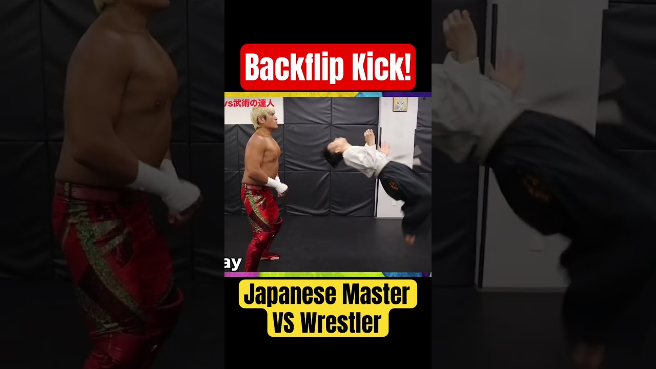 INSANE KICK! 🤯 The original video is on the channel! #taido #martialarts #puroresu #challenge