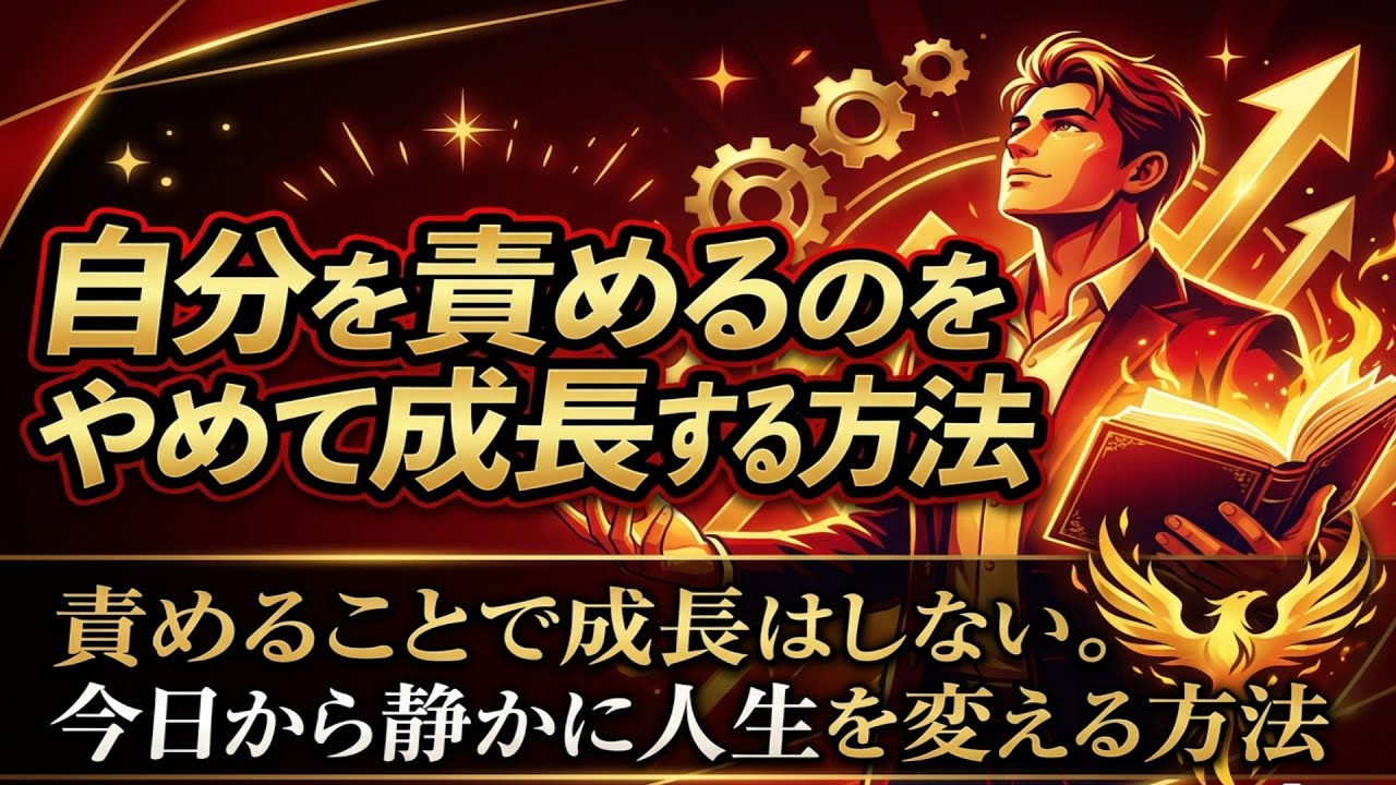 自分を責めることをやめて成長する方法