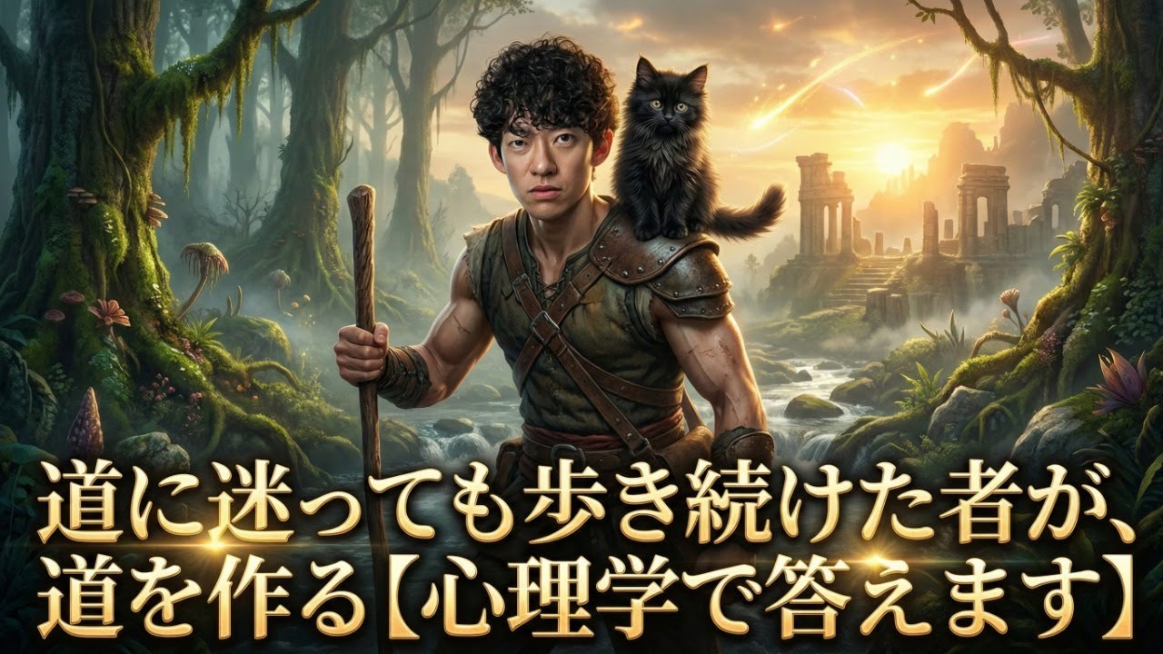 道に迷っても歩き続けた者が、道を作る