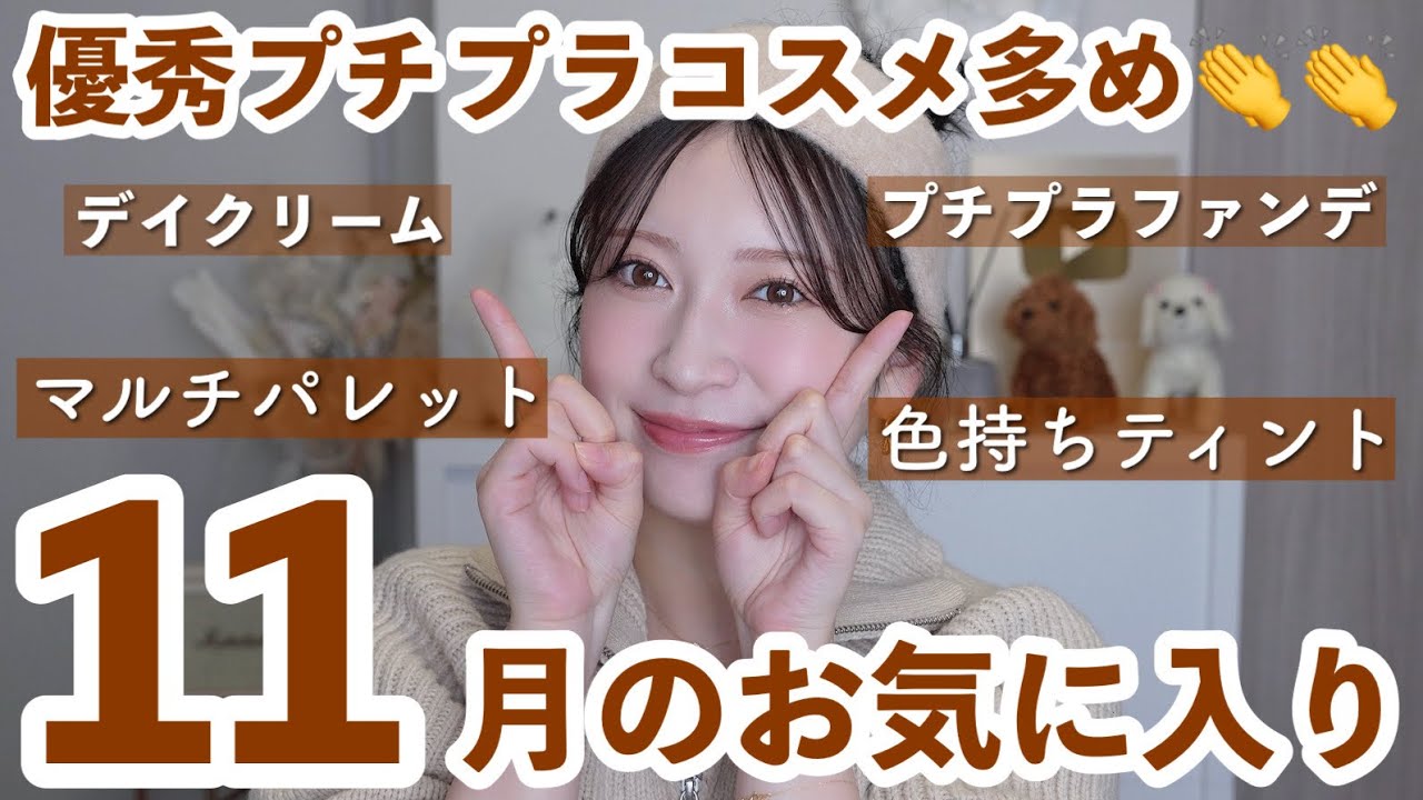 【11月のお気に入り8選】冬の肌作りに必須❄️プチプラベースコスメ･持ち歩きマルチパレットなど…💕
