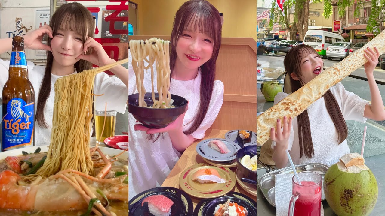 【大食い】暴飲暴食マレーシア【ASMR】