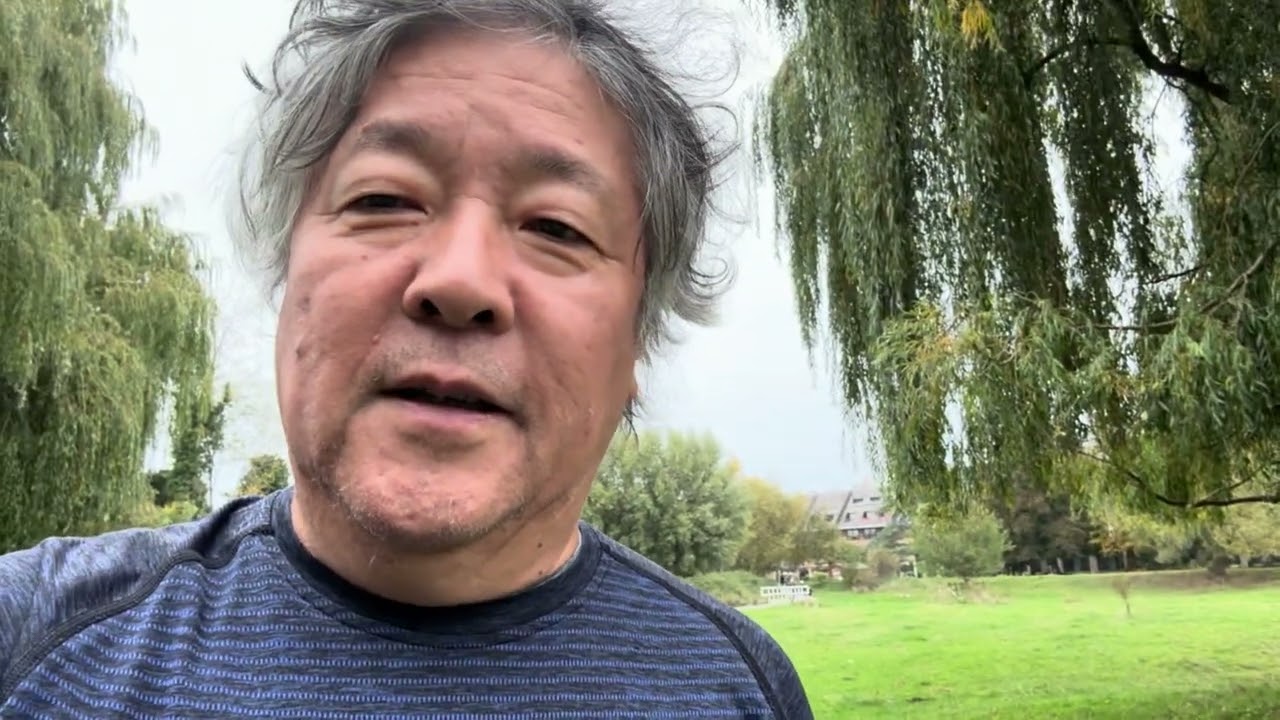 #旅ラン　英国、ケンブリッジの、緑と川と牛さんたちと。２０２５年１０月出走。