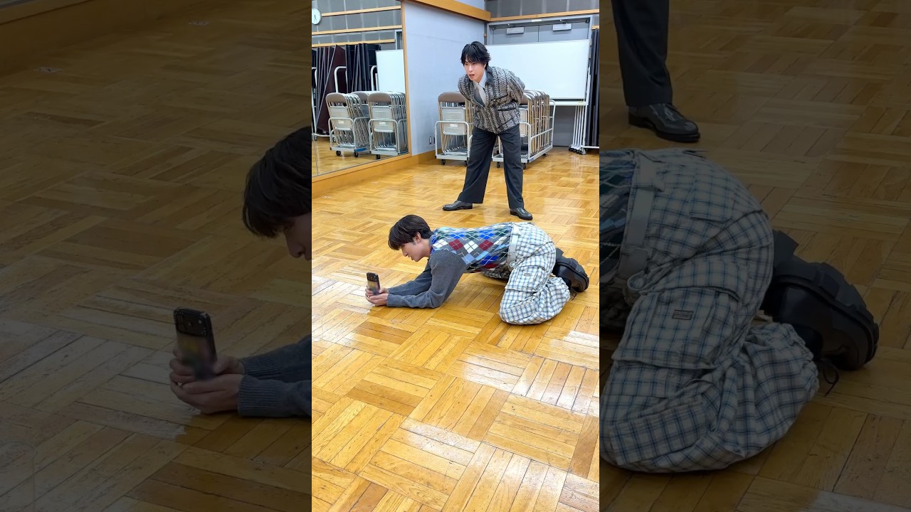 カリスマ撮影チーム⁉️👀#カリスマックス #SnowMan #向井康二 #目黒蓮 #宮舘涼太