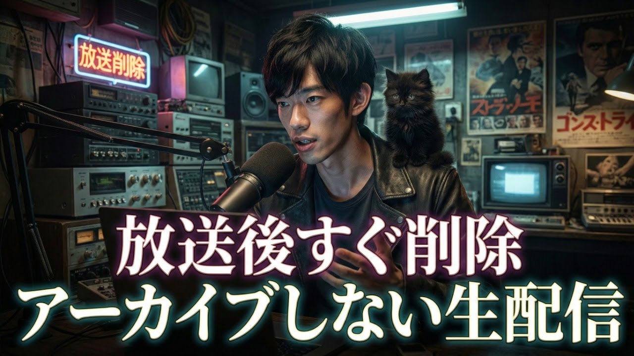 アーカイブしない生放送〜過去を乗り越えたいなら、忘れるより視点を変えよ