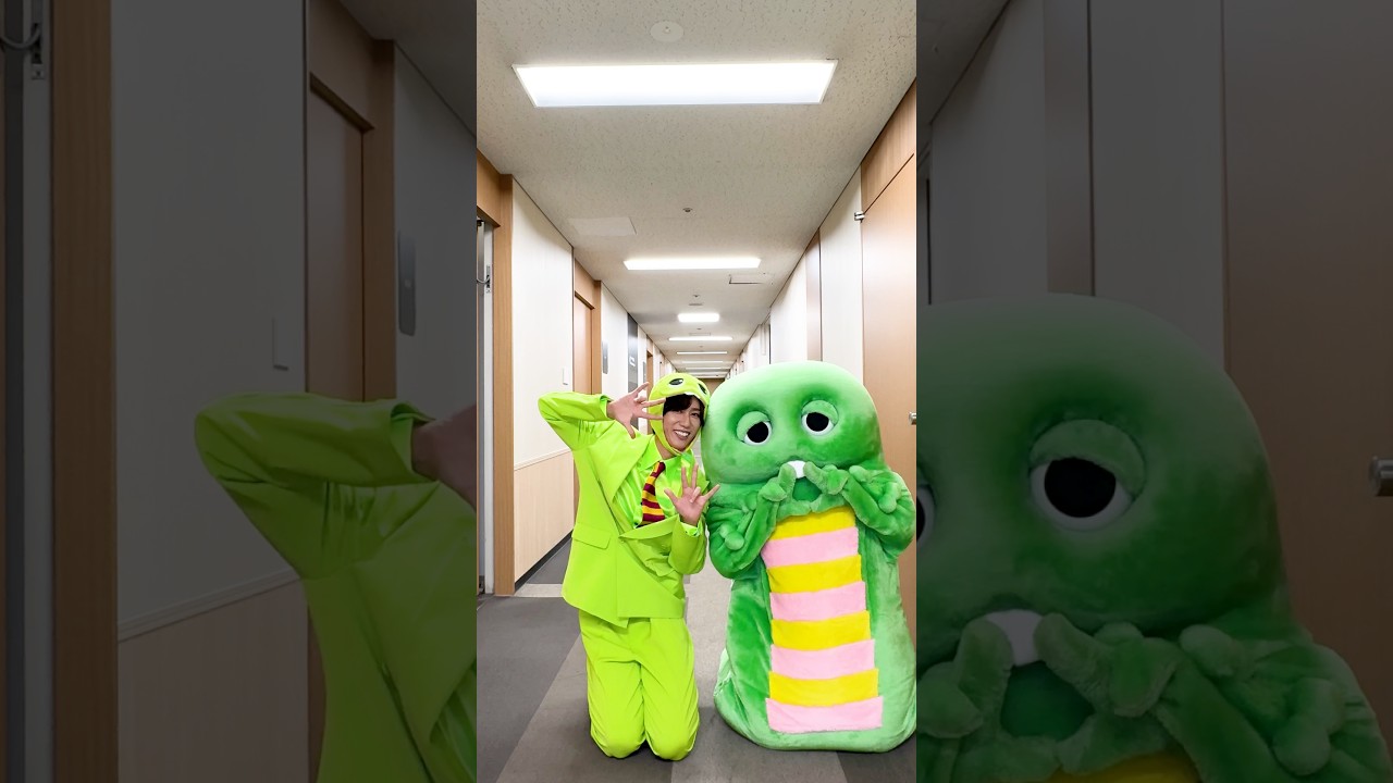 ガチャピンが2人？#カリスマックス #SnowMan#ガチャピン #阿部亮平 @ガチャピンちゃんねる公式