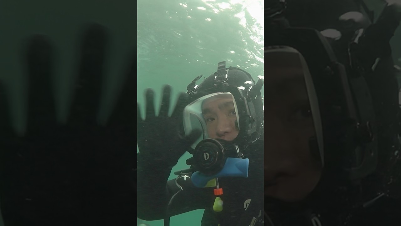 海の中におじさんがいた！口開けたおじさん！ #濱口優 #よゐこ #おじさん