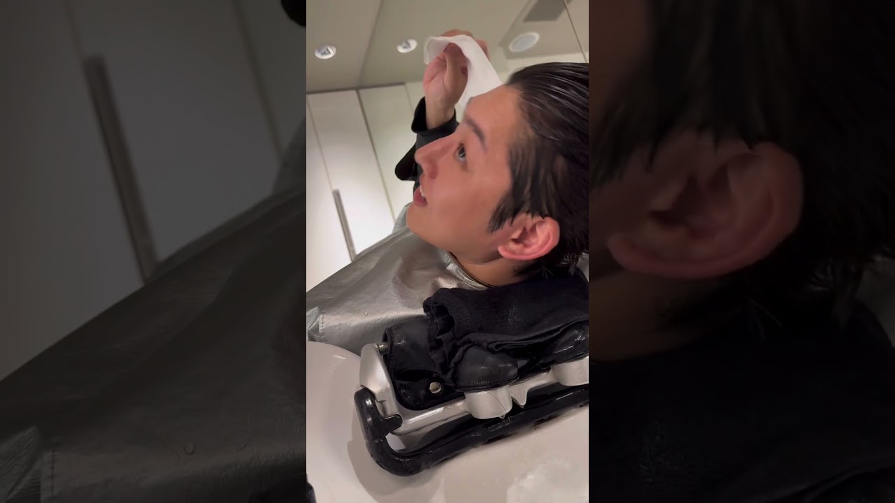 【ドッキリ】美容師のフリして旦那にキスしたら。