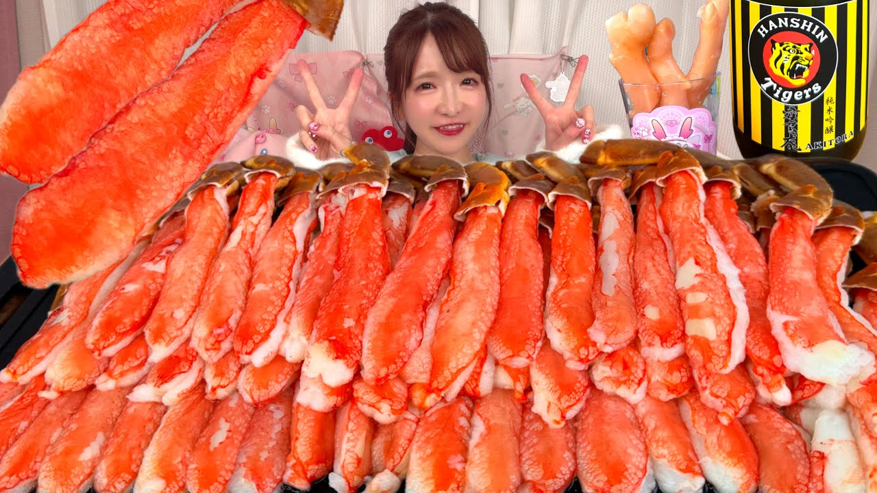 【大食い】カニ食べ放題【ASMR】