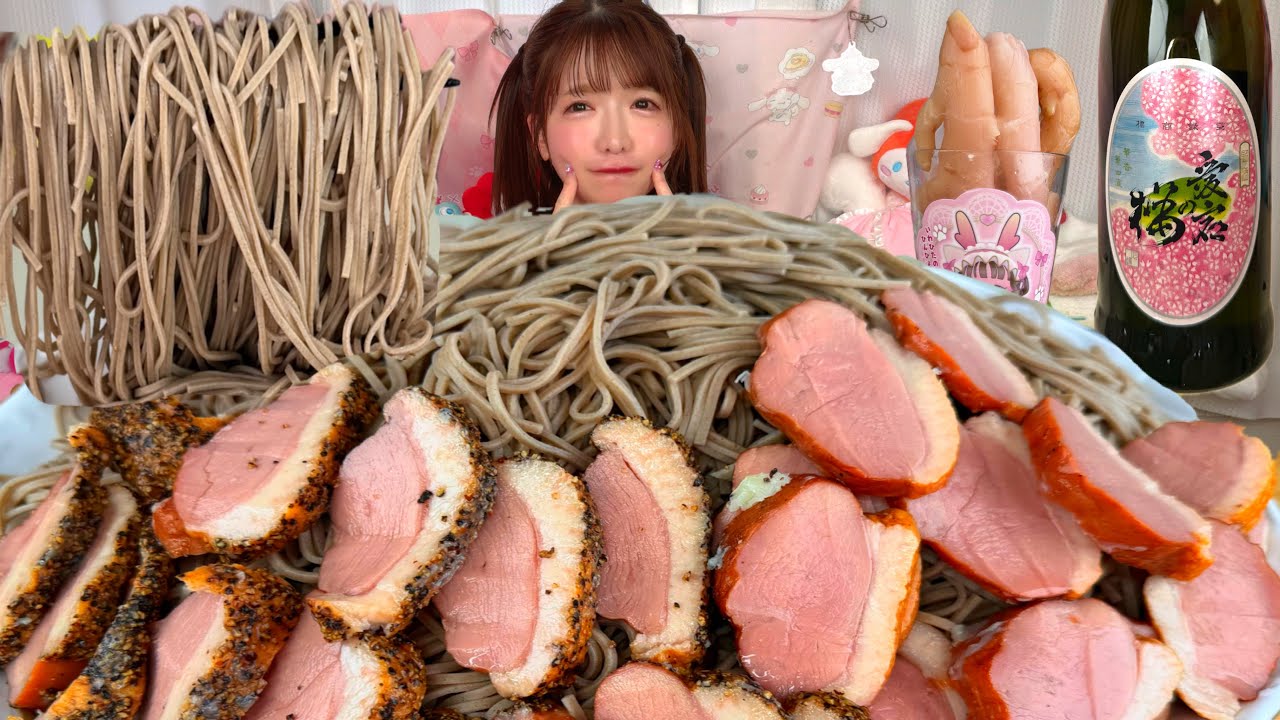 【大食い】おそばかも【ASMR】