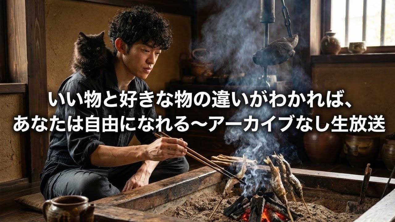 いい物と好きな物の違いがわかれば、あなたは自由になれる〜アーカイブなし生放送