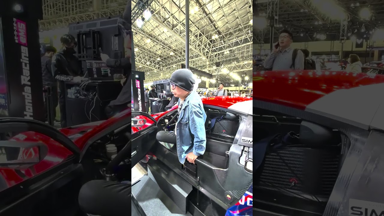 ホンダブースの本物GTカーシミュレーター　 東京オートサロン2026オフィシャルインフルエンサー　#tokyoautosalon2026  #tokyoautosalon2026
