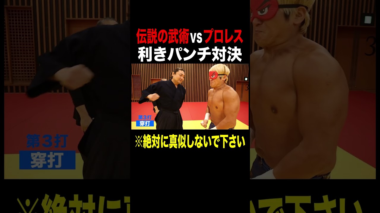 【神回】伝説の武道家・雨宮先生のパンチ🤛食らって当てる🔥プロレスラー拳王チャレンジ #プロレス