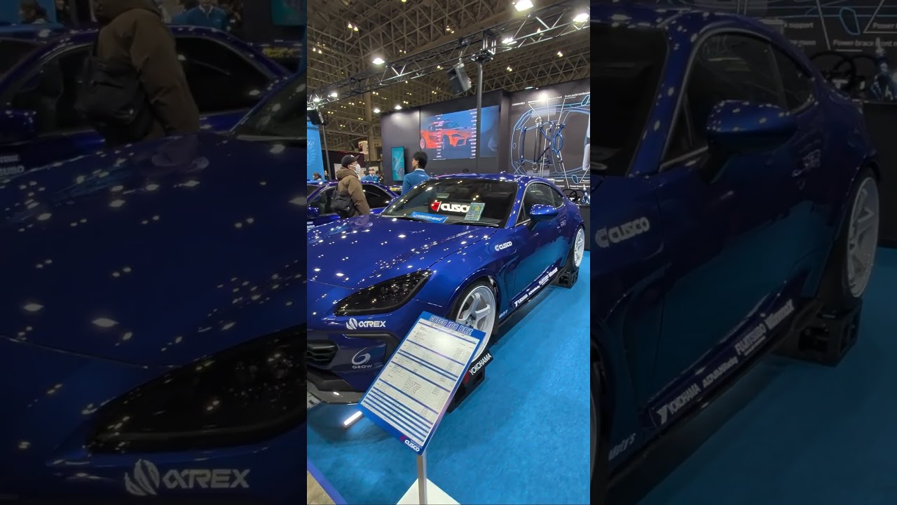 オートサロン公式インフルエンサーから会場レポート。クスコブー スはスバル1色。昔憧れたインプレッサに乗ったよ　#automobile#東京オートサロン2026 #tokyoautosalon2026