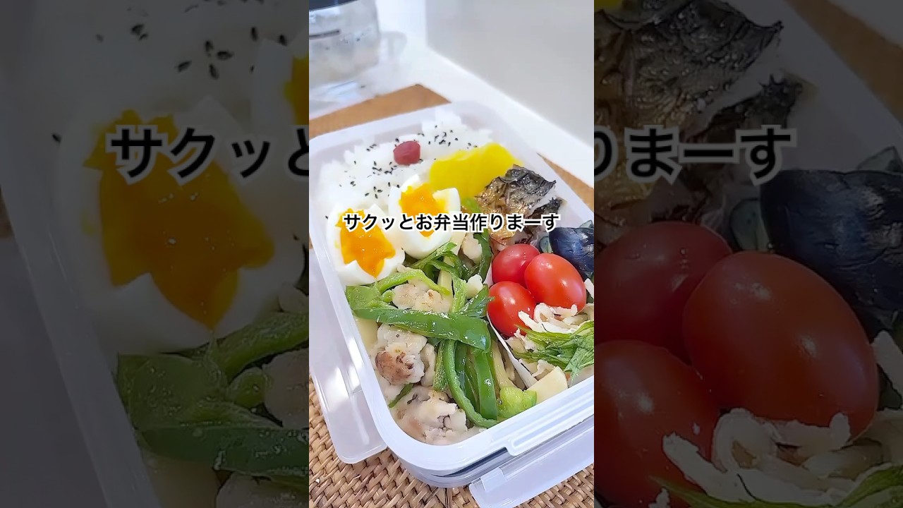 皆様おはようございます💖　　　　#shorts #リーマンパパ弁当 #料理 #お弁当