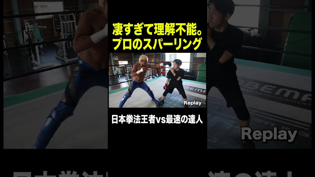 プロ同士が本気でスパーリングした結果。日本拳法元王者にしてプロレスラー・拳王vs武術の達人 #石井東吾 　#shorts #noah_ghc #プロレス #mma