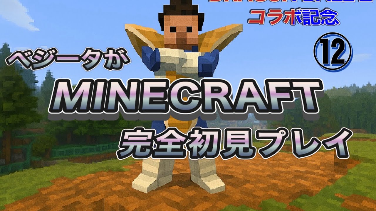 ベジータが「Minecraft」初見プレイ⑫　～ついにベジータブルー完成～