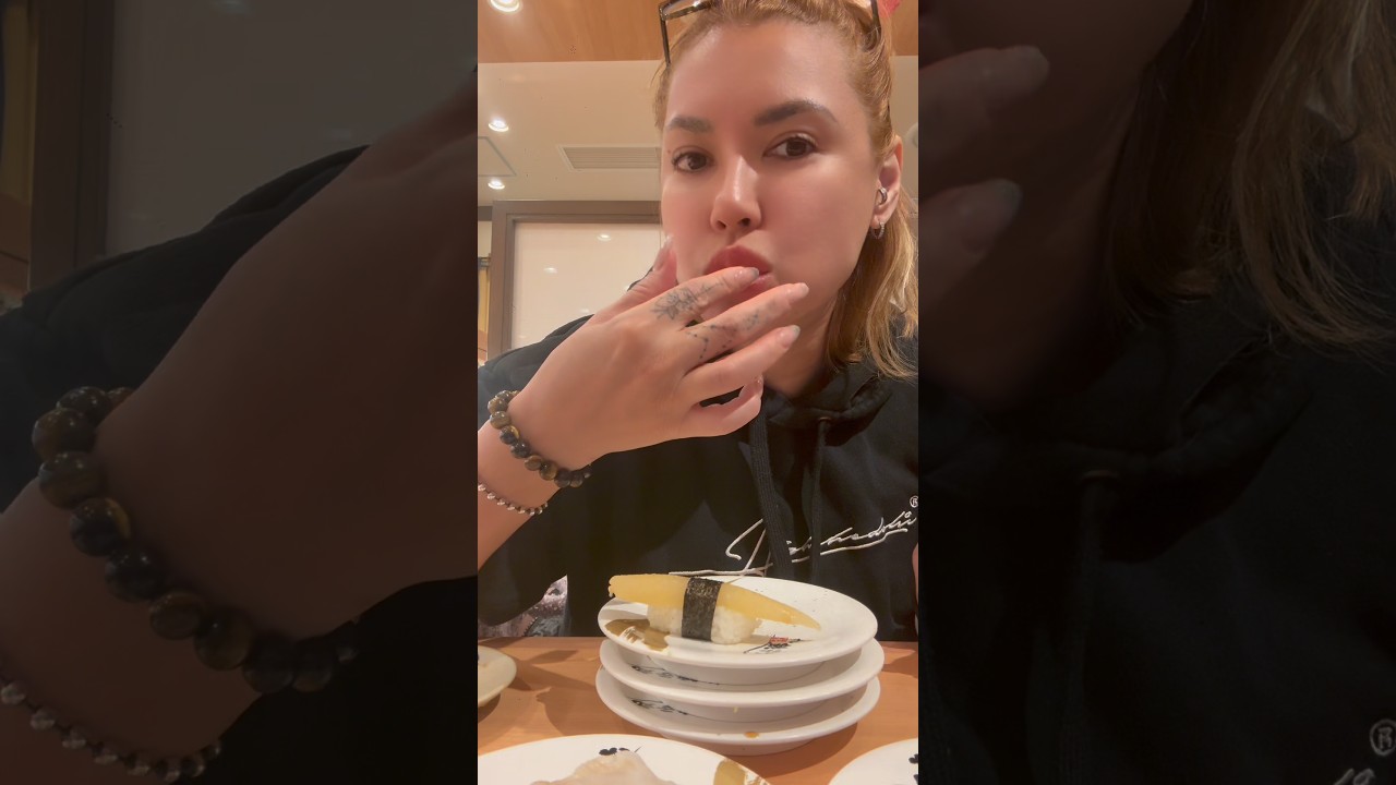 Choshimaru is one of the best kaiten sushi everrrrrrr #mariaozawaofficial #japan #sushi