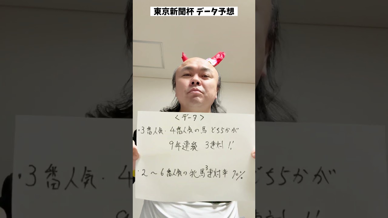 東京新聞杯データ予想！ #競馬 #東京新聞杯