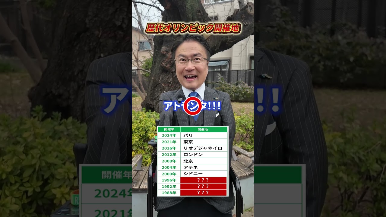 開催地、ぜんぶ言える？  #オリンピック #五輪 #パラリンピック #クイズ