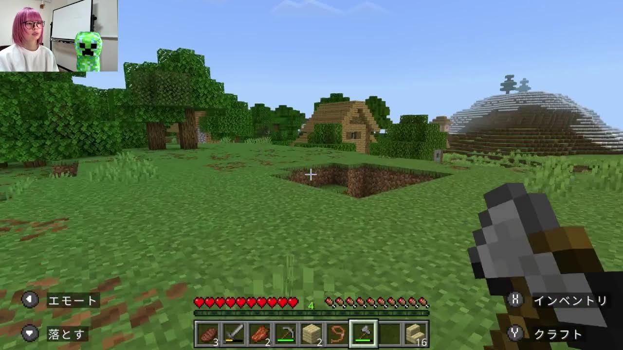 #3【Minecraft】続・初心者の旅