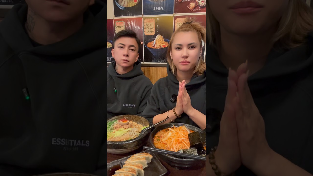Finally I was able to go eat my favorite RAMEN🍜🇯🇵🤍　#mariaozawaofficial #japanramen #earwithmaria