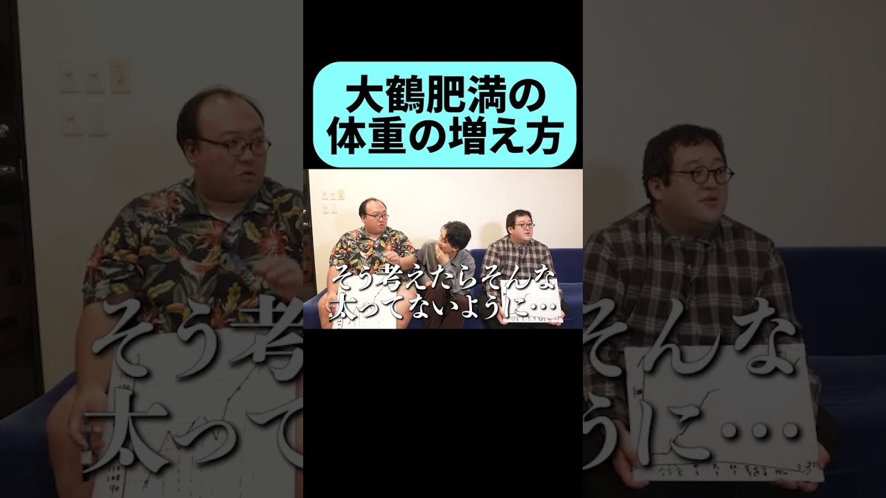 大鶴肥満の体重の増え方がすごすぎる #shorts