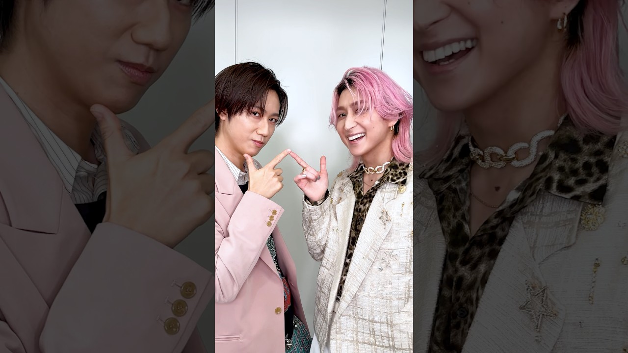 みんなで一緒にオドロウゼ！🕺💚🩷#SnowMan #オドロウゼ！ #阿部亮平 #佐久間大介#みんなでオドロウゼ！