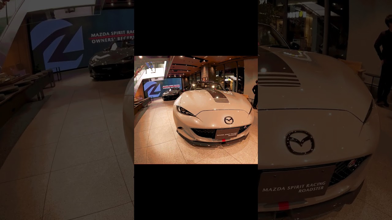 マツダスピリットレーシングロードスター12Rアンバサダーの西沢から、こんなのいかが？　　提供：マツダ株式会社/MAZDA SPIRIT RACING　♯PR（車両提供あり）